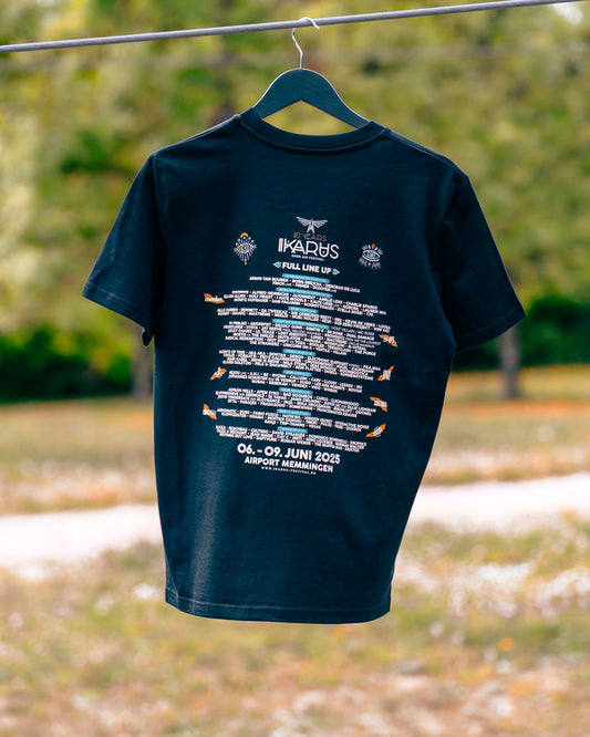 Line-Up Bio-Baumwolle T-Shirt Black