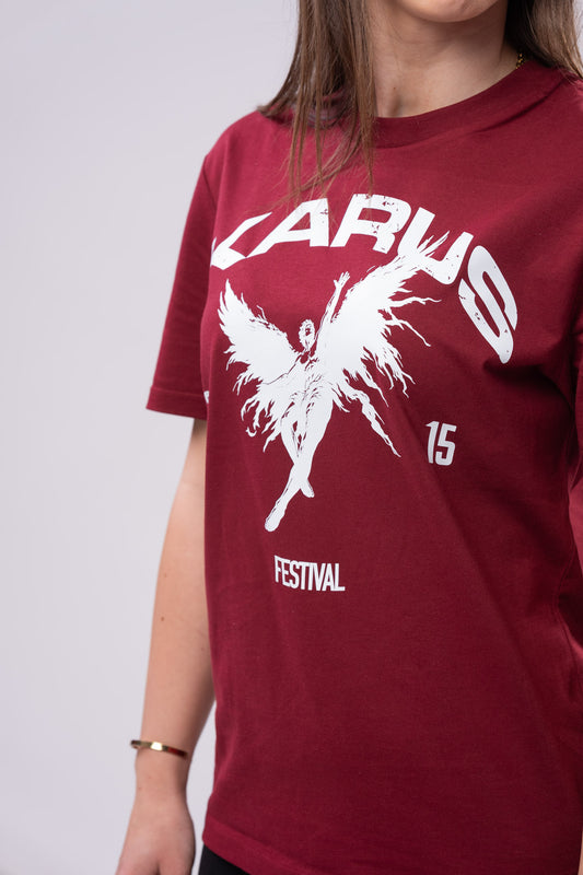 IKARUS Brand Shirt — Burgundy