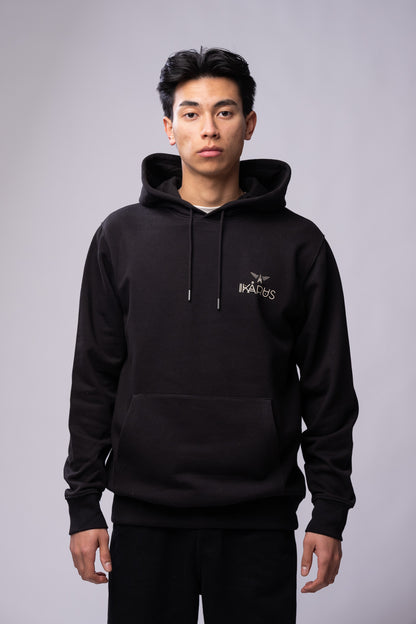 IKARUS Line-Up Hoodie — Black
