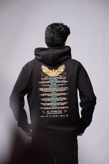 IKARUS Line-Up Hoodie — Black