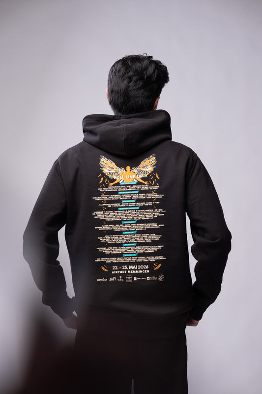 IKARUS Line-Up Hoodie — Black