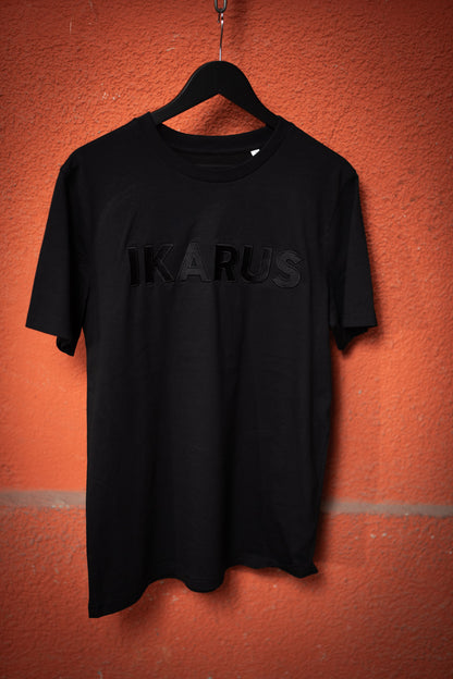 IKARUS Embroidery T-Shirt — Black