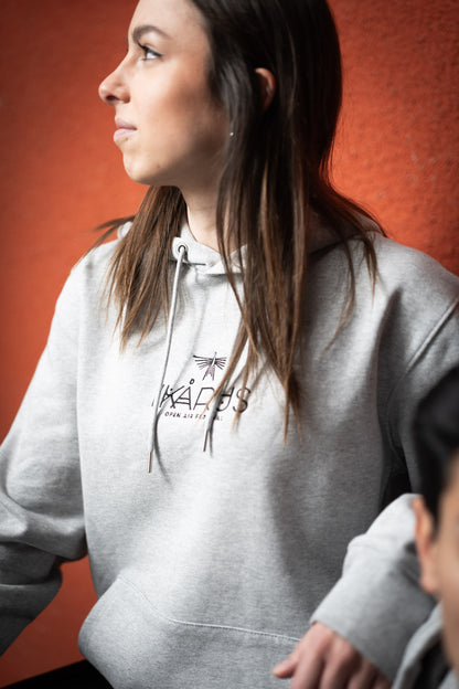 IKARUS Third Eye Embroidery Hoodie — Heather Grey (VORBESTELLUNG)