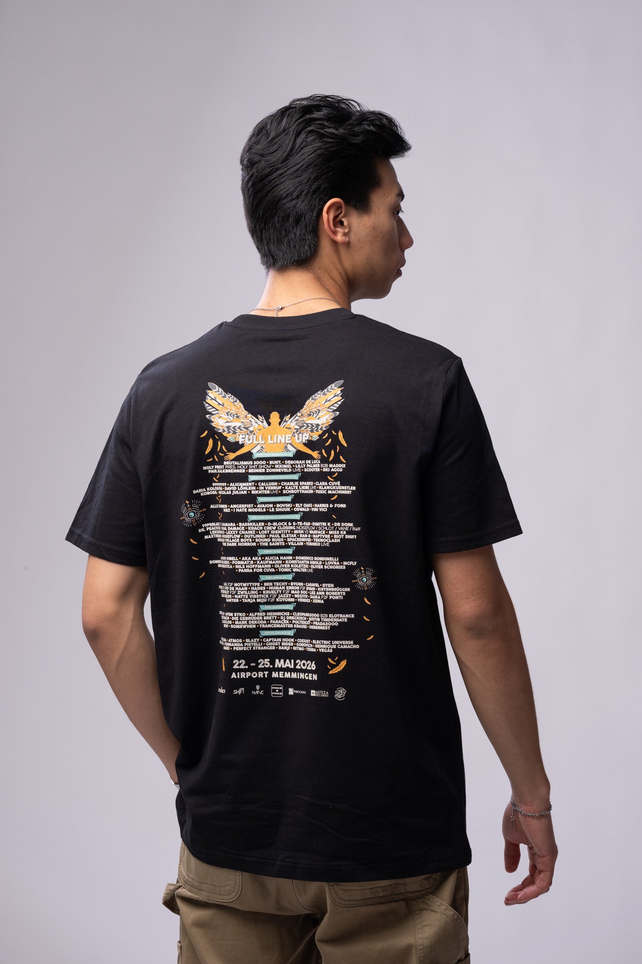 IKARUS Line-Up Shirt — Black